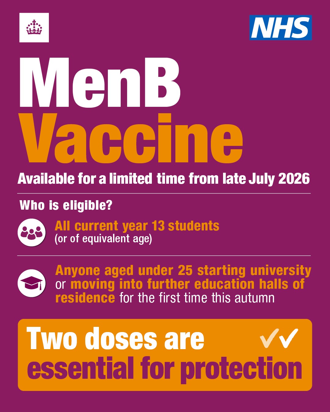 MenB Vaccine Poster